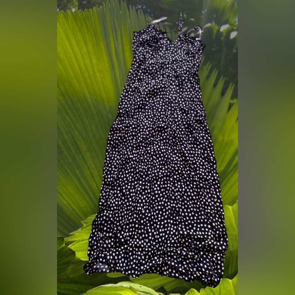 altar'd state sleeve dresses black Dotted Daisy size S long dress